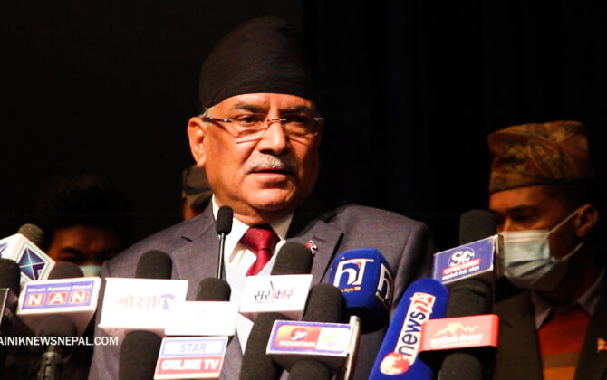 प्रचण्डमाथि मात्रै निरन्तर प्रहार !